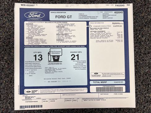 Used 2005 Ford GT RWD image 30