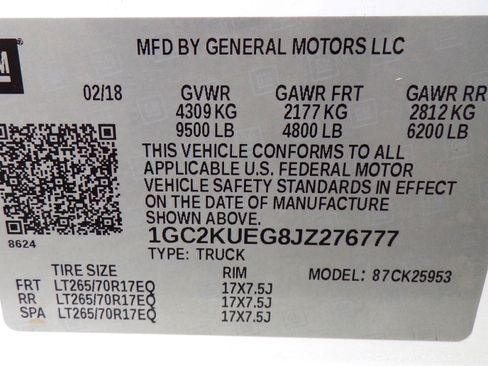 Used 2018 Chevrolet Silverado 2500 LT image 5