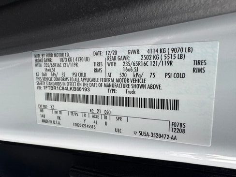 Used 2020 Ford Transit 250 148 Medium Roof RWD image 20