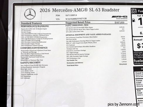 New 2026 Mercedes-Benz SL 63 AMG image 33