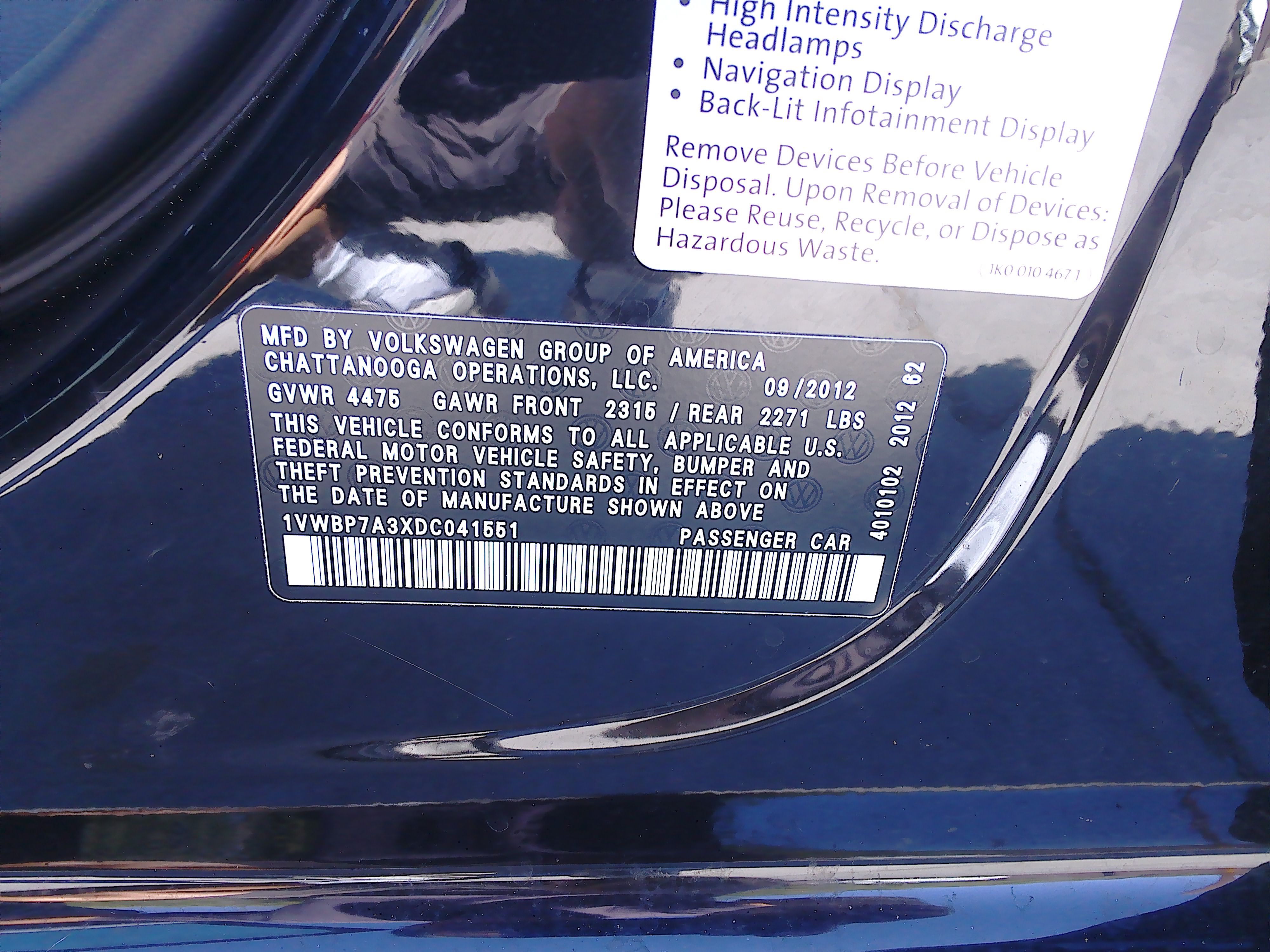 Used 2013 Volkswagen Passat SE FWD image 39