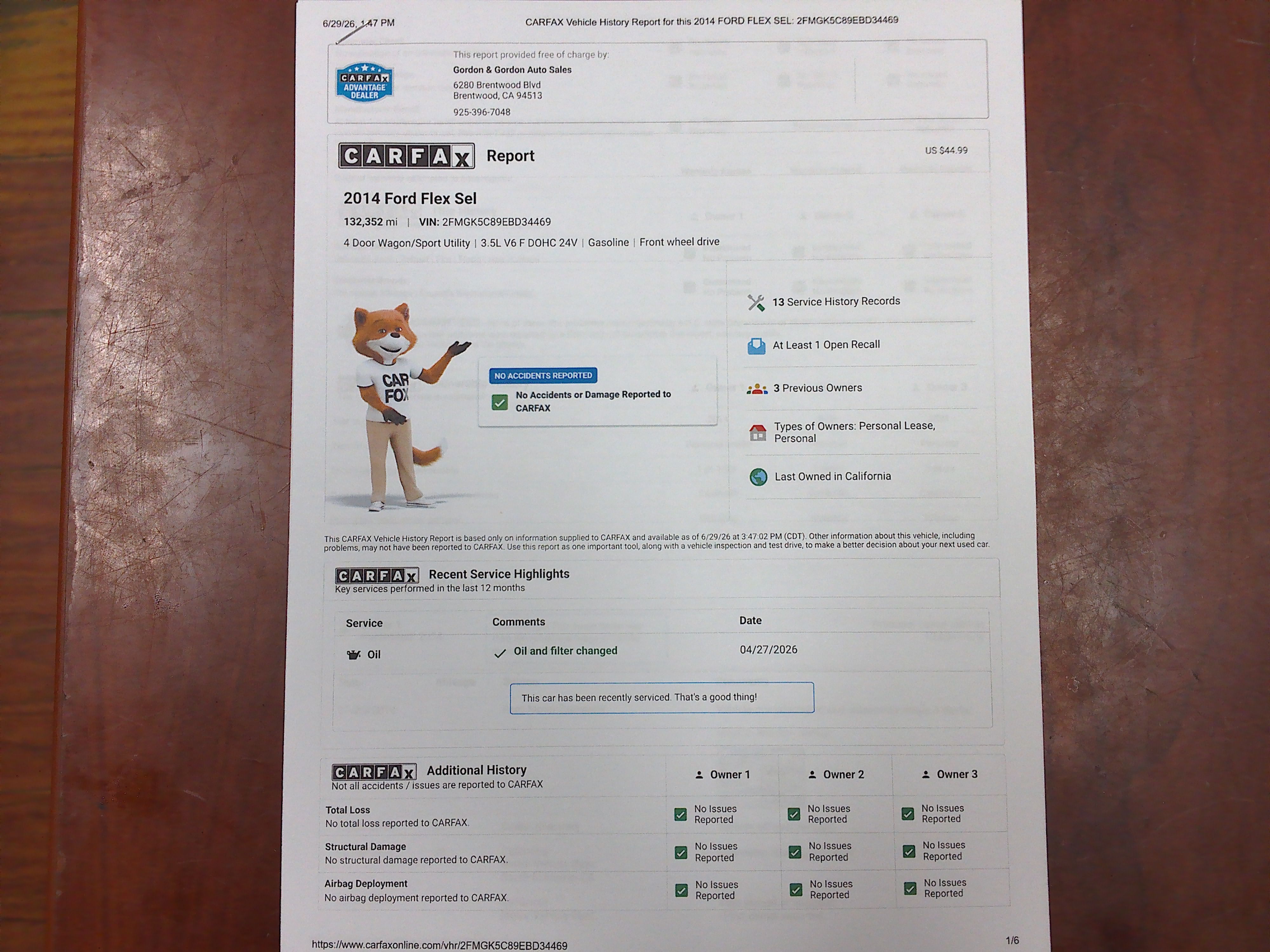 Used 2014 Ford Flex SEL FWD image 44