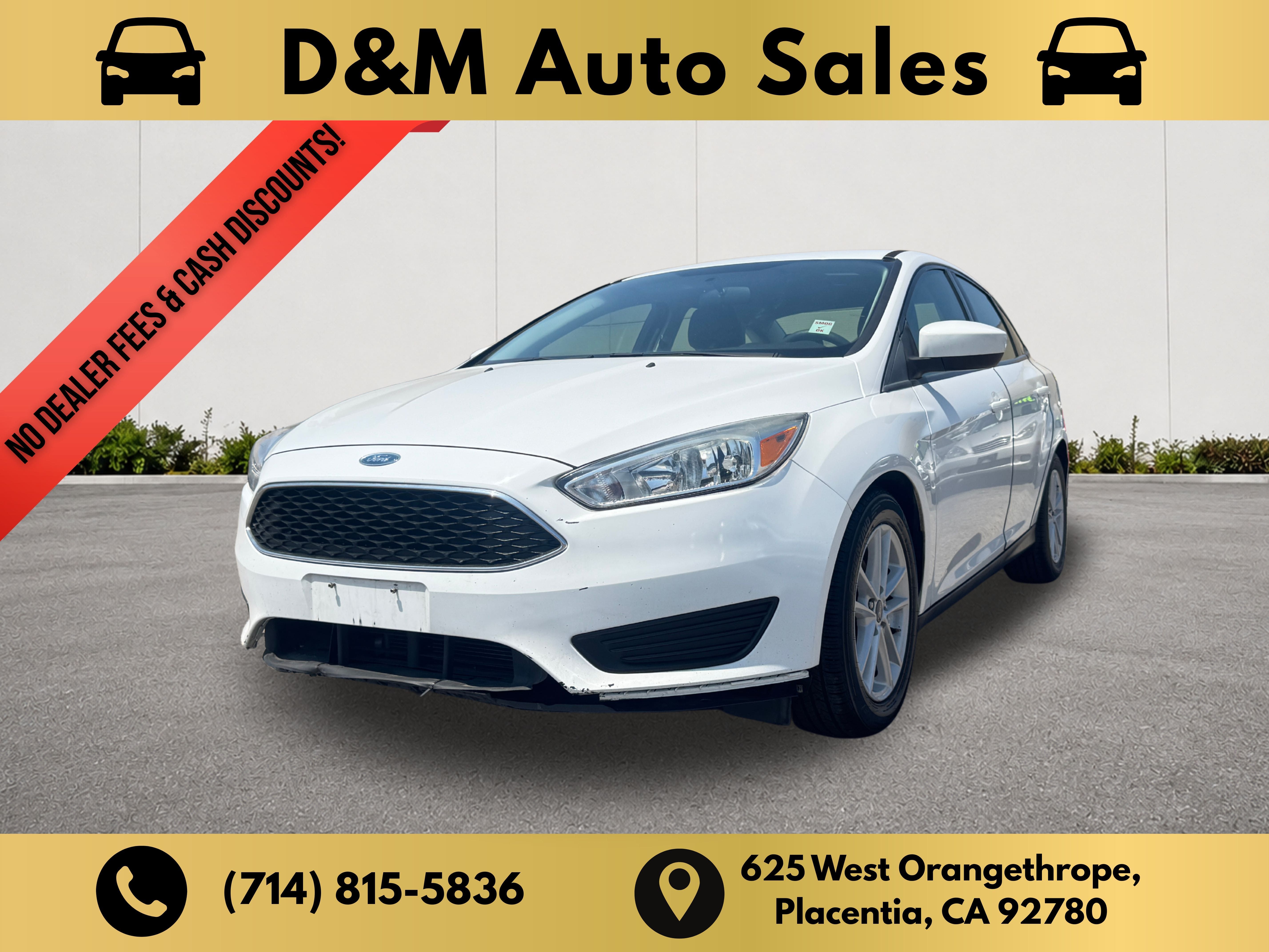 Used 2018 Ford Focus SE Sedan FWD image 1