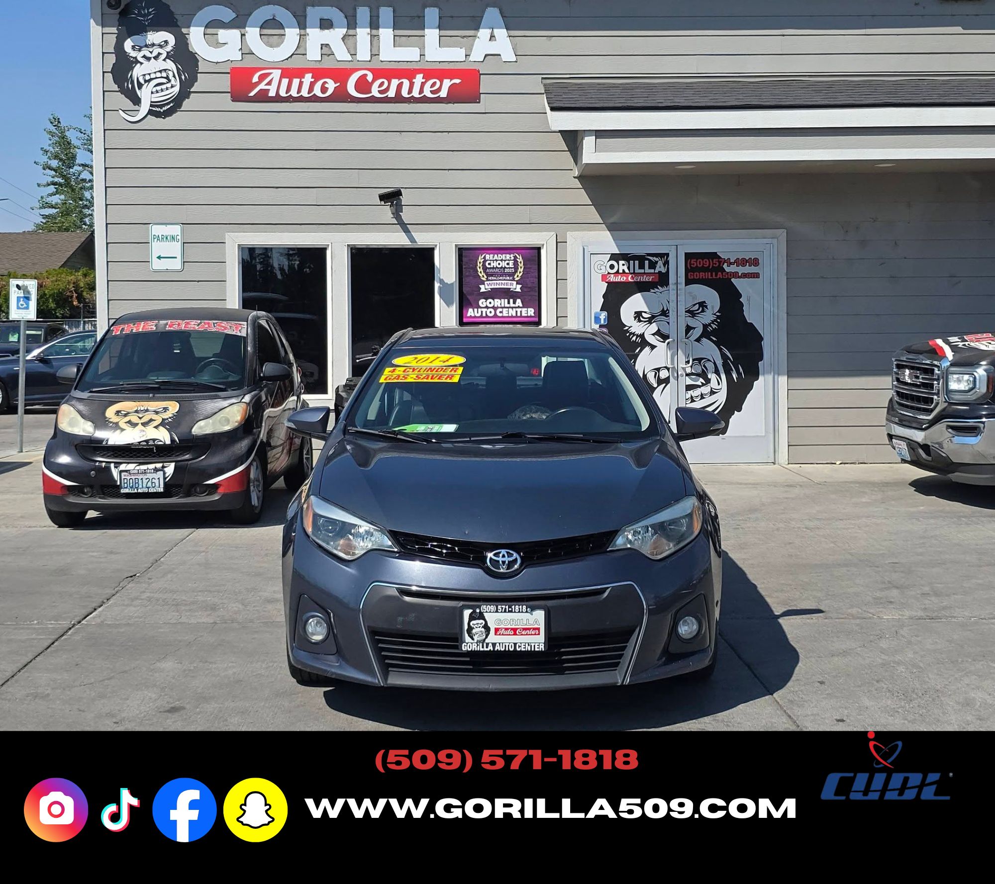 Used 2014 Toyota Corolla S Plus FWD image 2