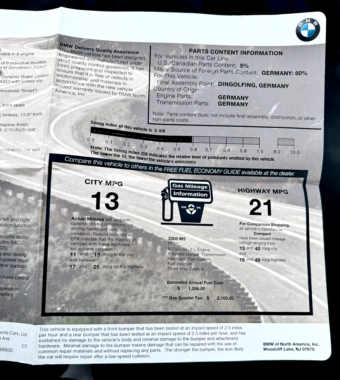 Used 2000 BMW M5 UNAVAIL RWD image 71