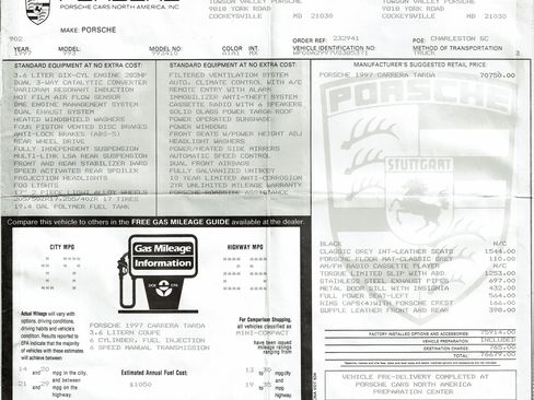 Used 1997 Porsche 911 Targa image 71