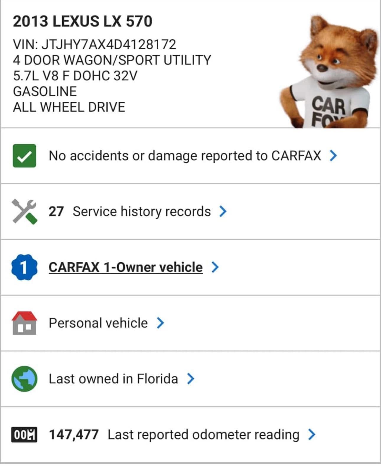 Used 2013 Lexus LX 570 4WD image 2