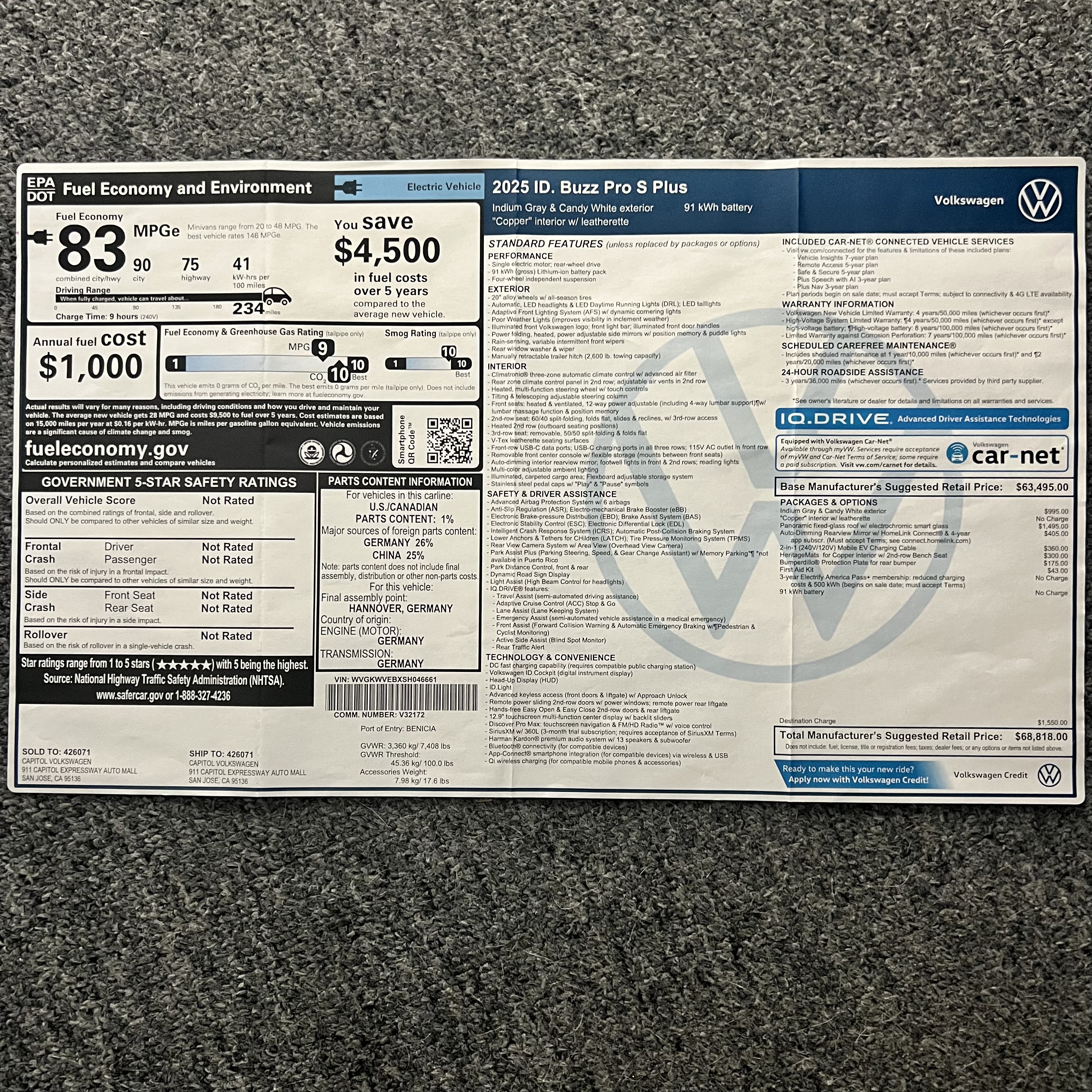 Used 2025 Volkswagen ID. Buzz Pro S Plus RWD image 20