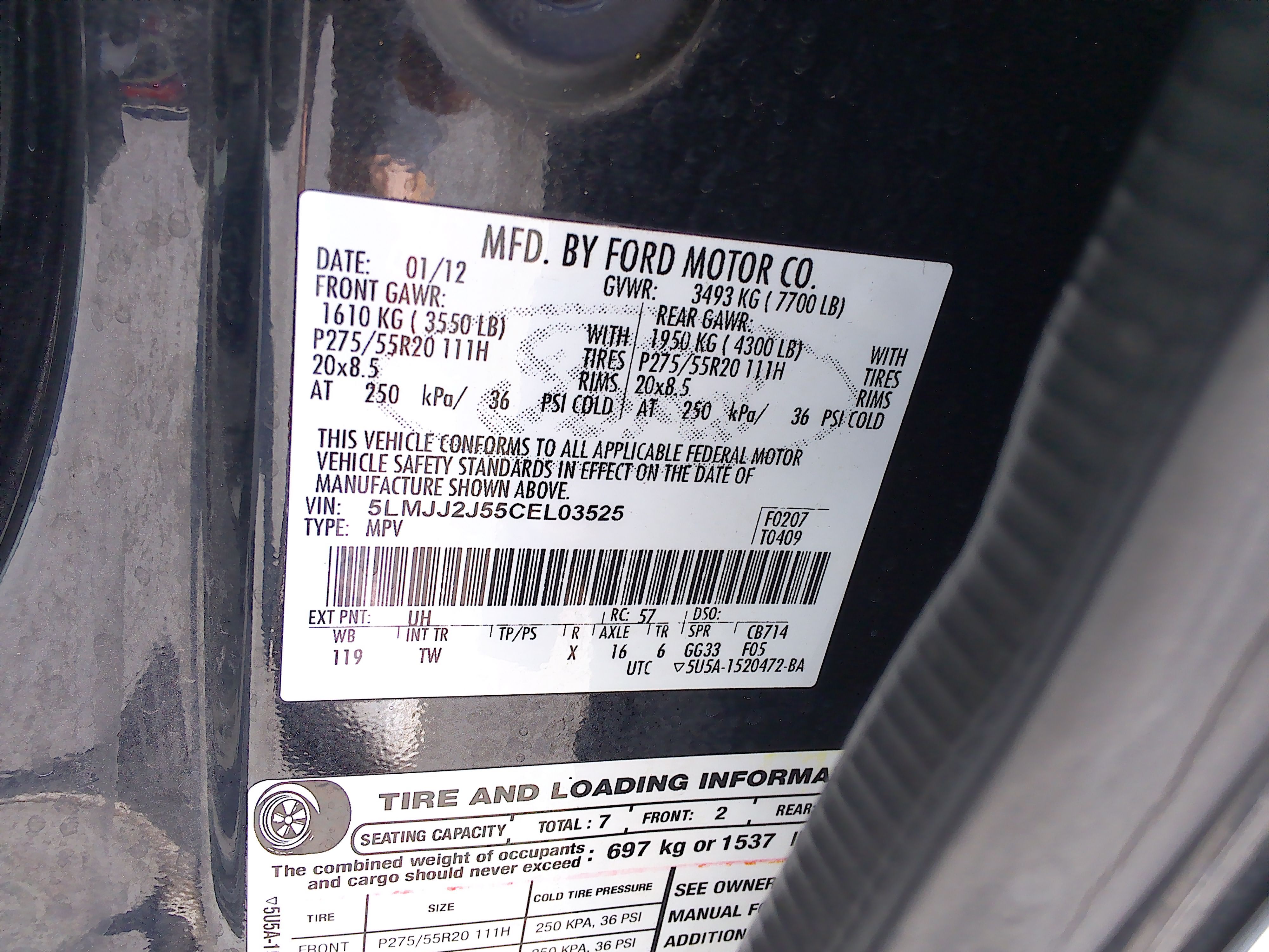 Used 2012 Lincoln Navigator 4WD image 46