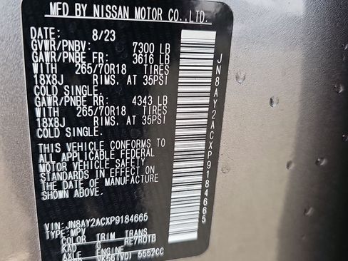 Used 2023 Nissan Armada SV image 11