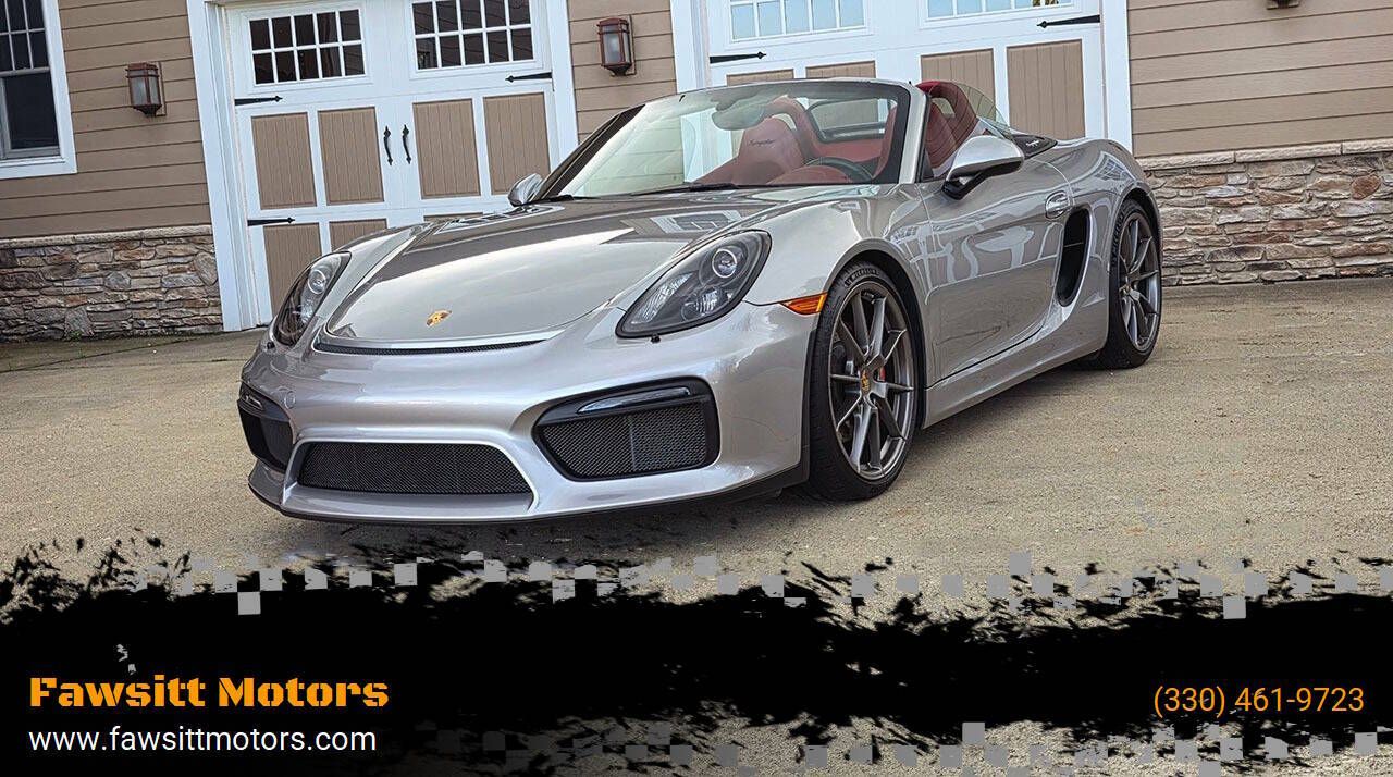 Used 2016 Porsche Boxster Spyder RWD image 1