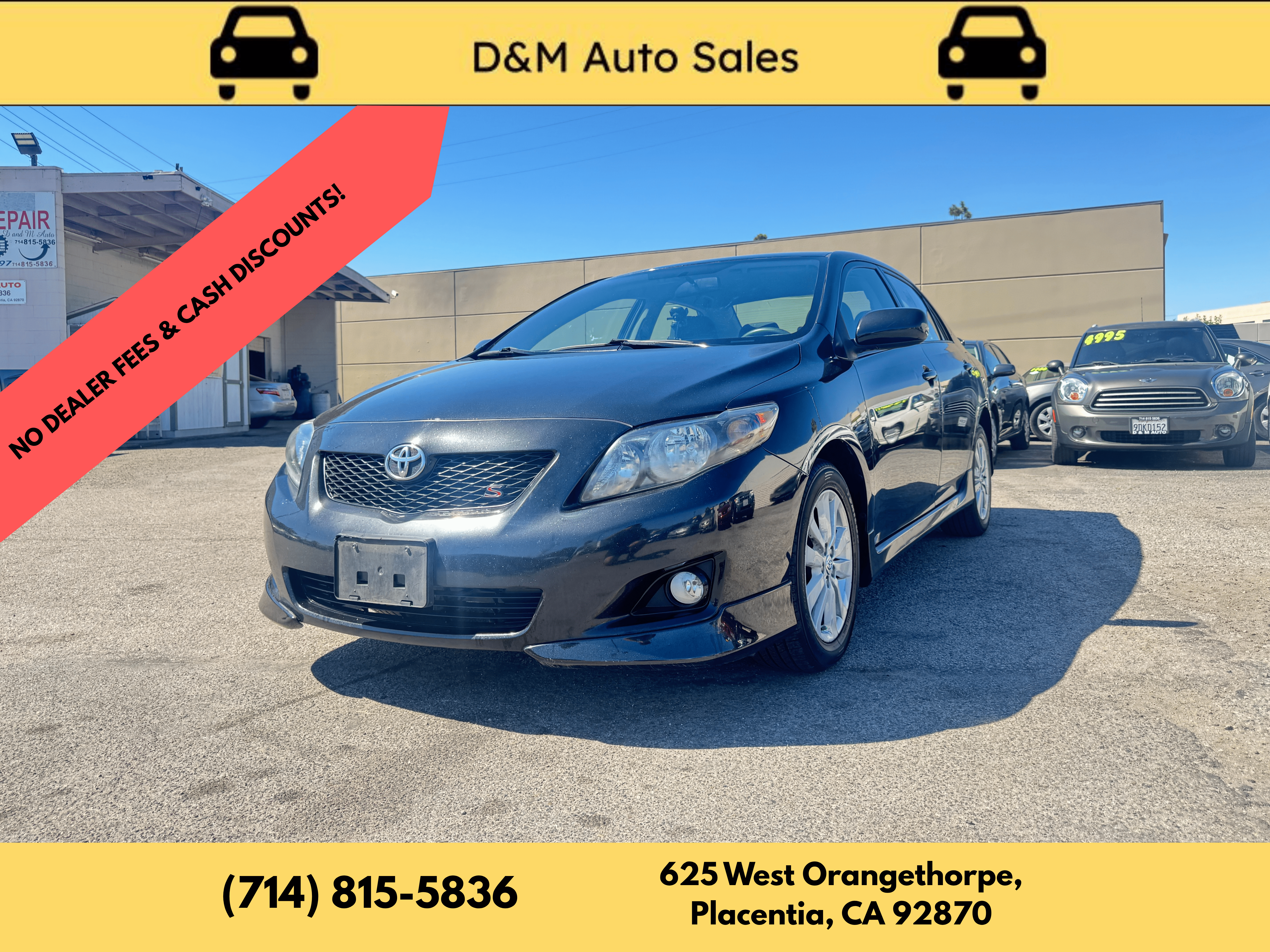 Used 2010 Toyota Corolla S FWD image 1