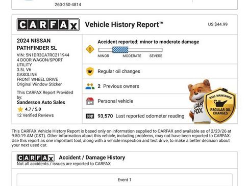 Used 2024 Nissan Pathfinder SL image 17
