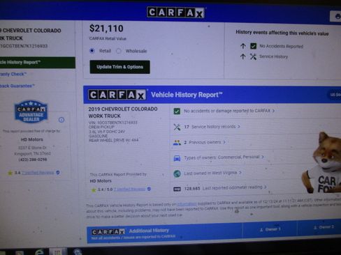 Used 2019 Chevrolet Colorado W/T image 58