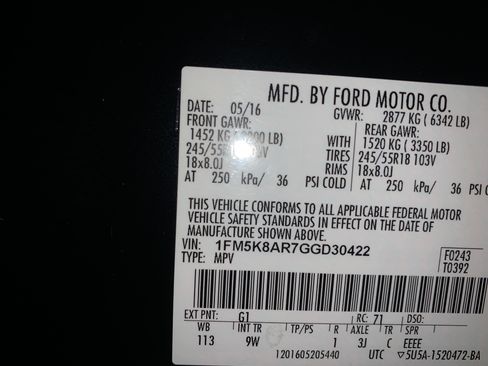 Used 2016 Ford Explorer 4WD Police Interceptor image 16