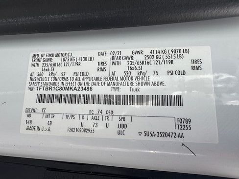 Used 2021 Ford Transit 250 image 20