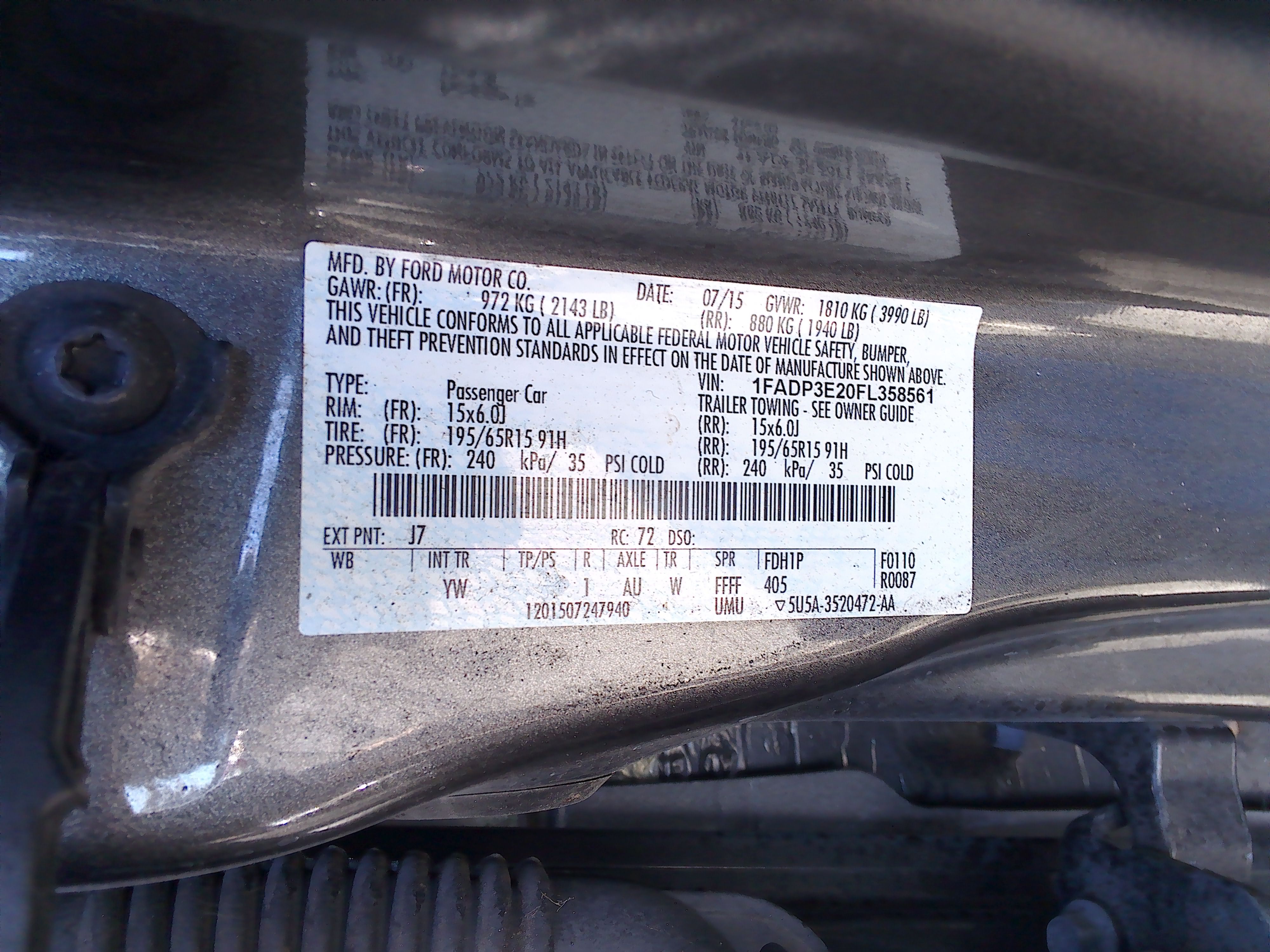 Used 2015 Ford Focus S FWD image 36