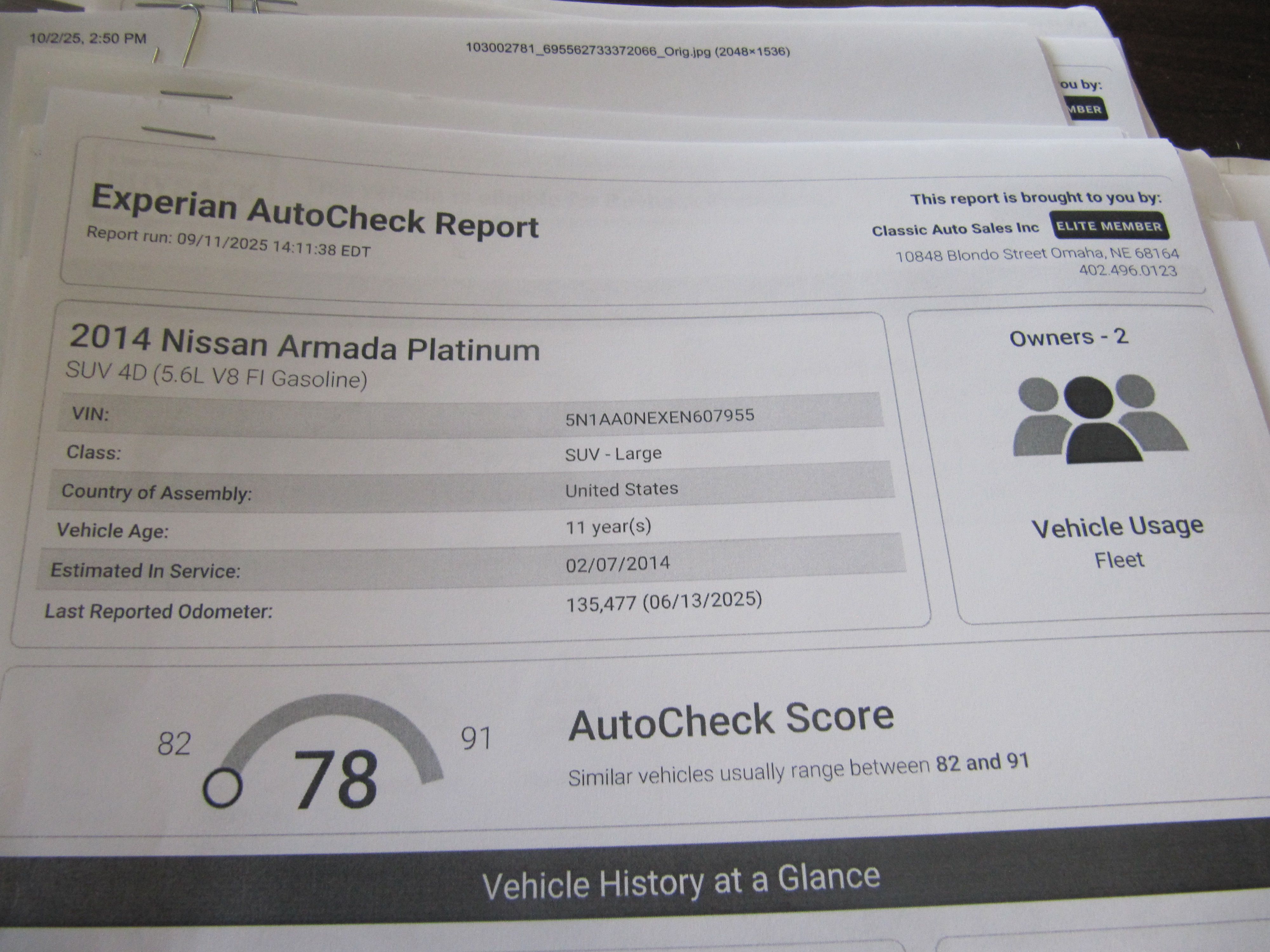 Used 2014 Nissan Armada Platinum AWD/4WD image 25