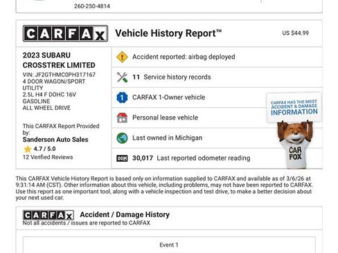 Used 2023 Subaru Crosstrek 2.5i Limited image 21