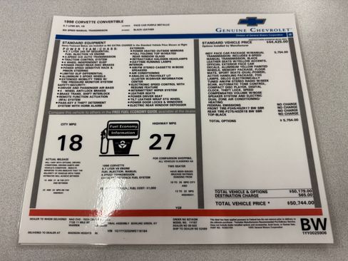 Used 1998 Chevrolet Corvette image 29