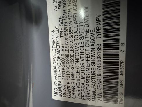 Used 2025 Honda Odyssey L image 8