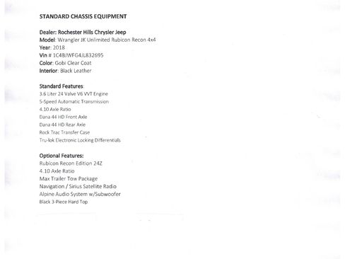 Used 2018 Jeep Wrangler Unlimited Rubicon image 23