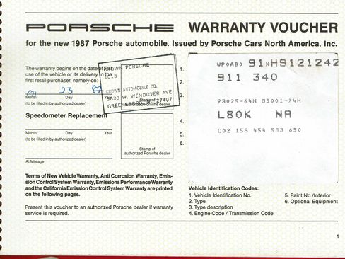 Used 1987 Porsche 911 Carrera image 66