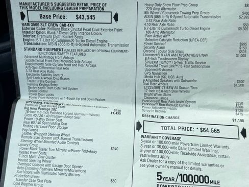 Used 2015 RAM 3500 SLT image 26