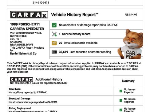 Used 1989 Porsche 911 Speedster image 81