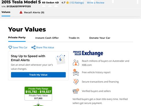 Used 2015 Tesla Model S 60 image 23