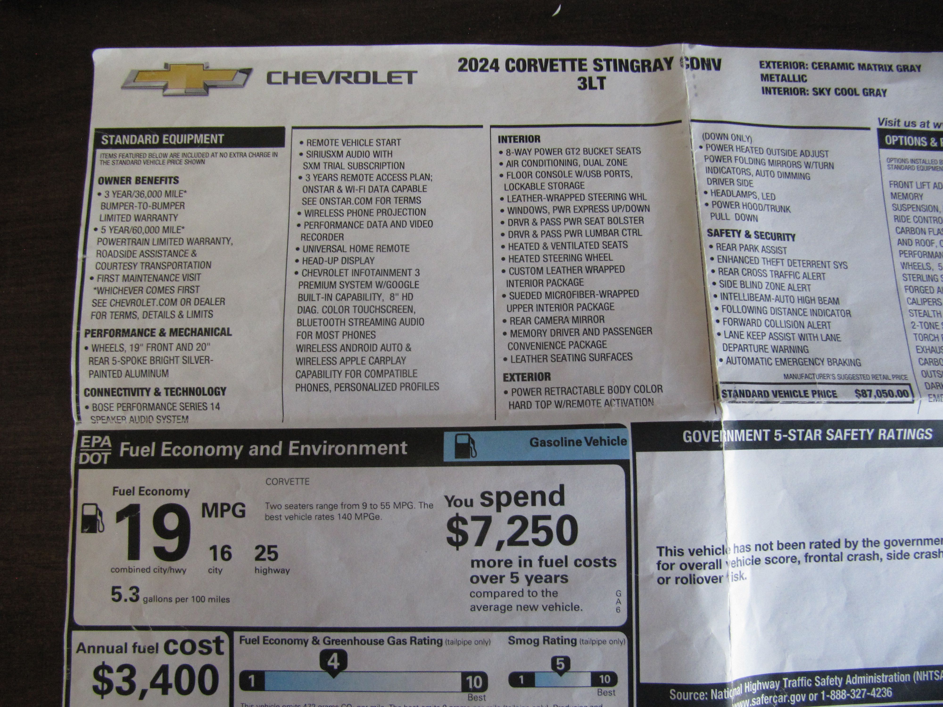 Used 2024 Chevrolet Corvette Stingray Premium Conv w/ 3LT RWD image 22