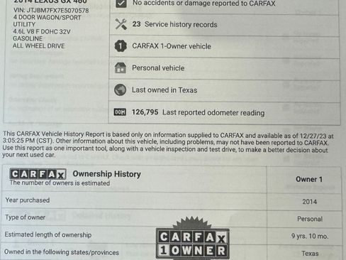 Used 2014 Lexus GX 460 image 2