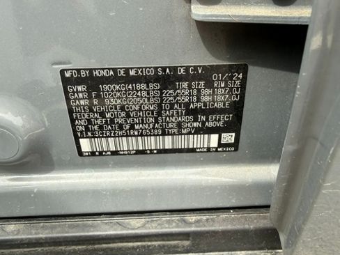 Used 2024 Honda HR-V AWD Sport image 13