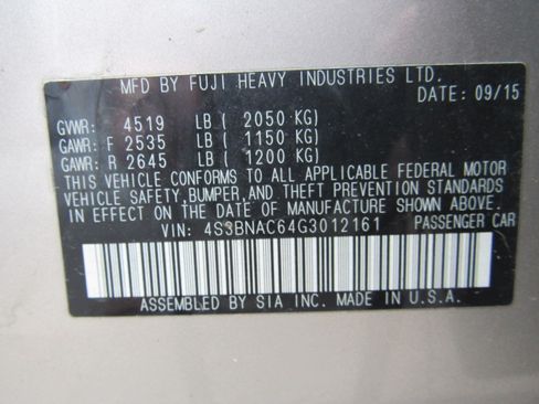 Used 2016 Subaru Legacy 2.5i Premium image 22