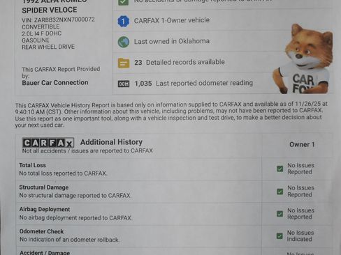 Used 1992 Alfa Romeo Spider Veloce image 26