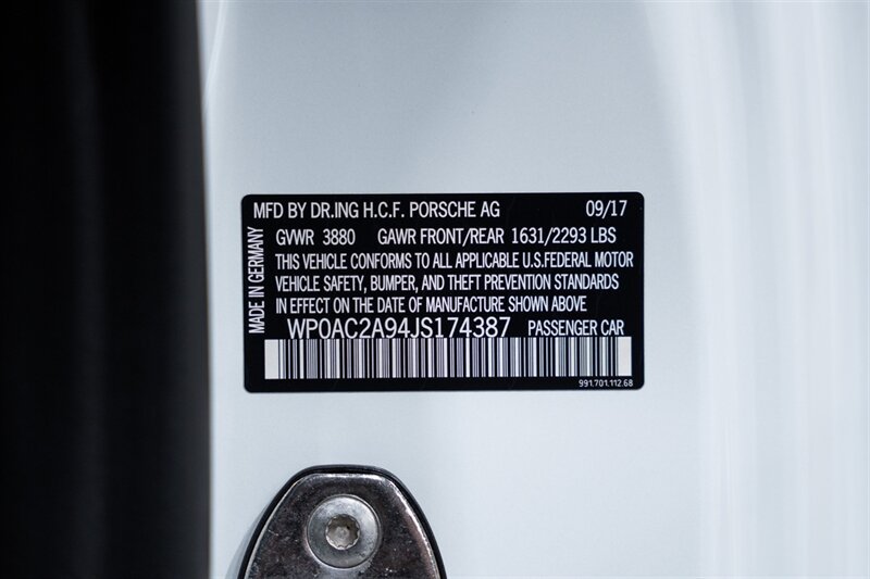 Used 2018 Porsche 911 GT3 RWD image 28