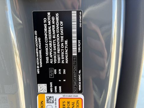 Used 2023 Aston Martin V8 Vantage image 23