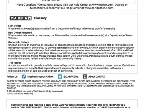 Used 1997 Ferrari F355 Berlinetta image 69