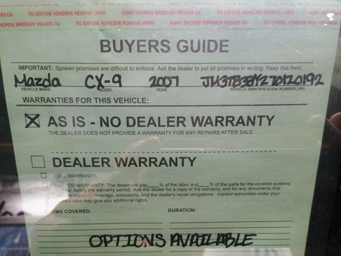 Used 2007 MAZDA CX-9 image 29