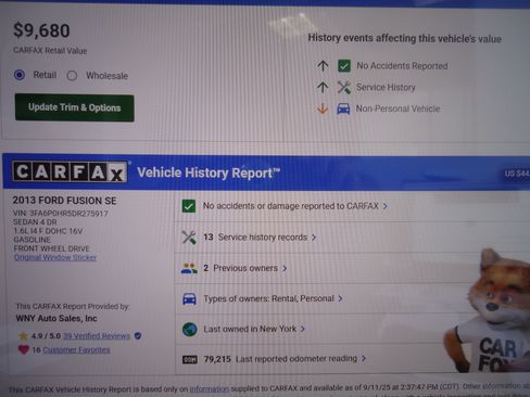 Used 2013 Ford Fusion SE image 19