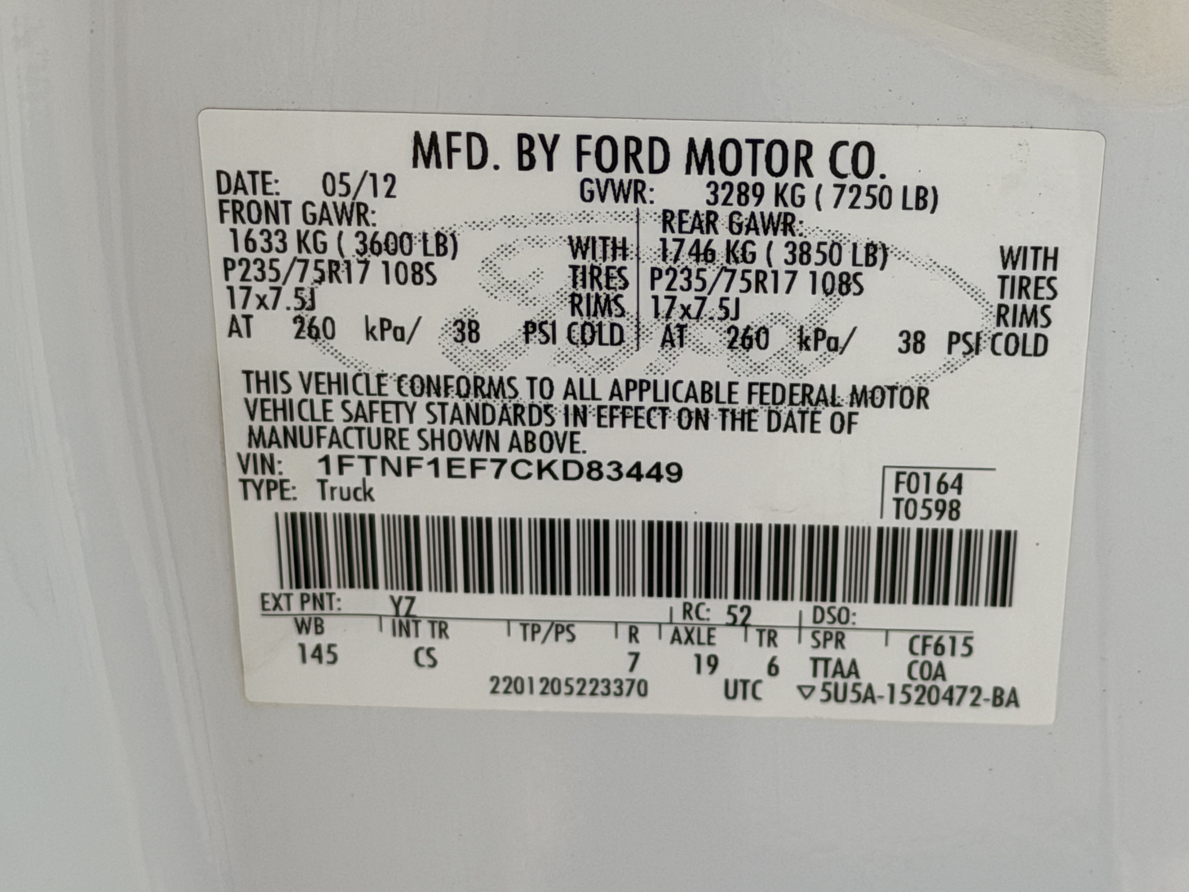 Used 2012 Ford F150 4x4 Regular Cab image 20