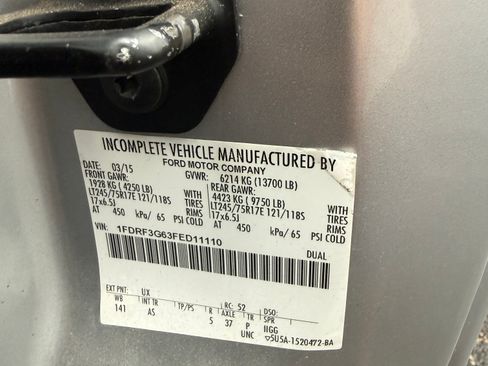 Used 2015 Ford F350 2WD Regular Cab DRW Super Duty image 19