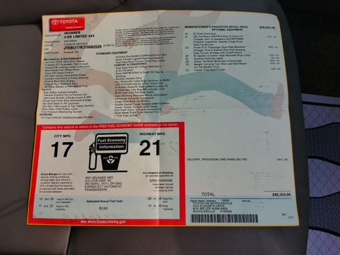 Used 2007 Toyota 4Runner Limited image 70