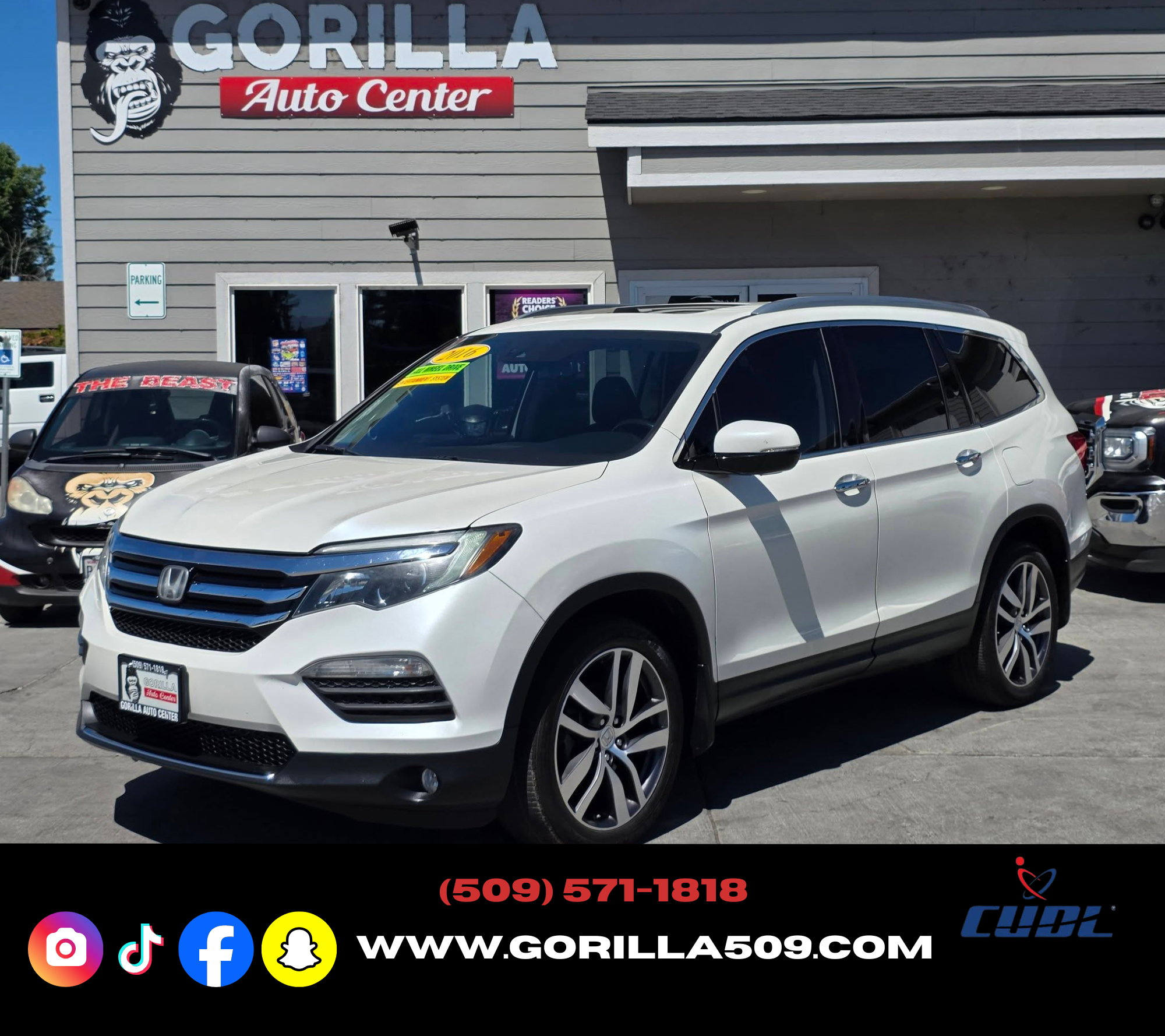 Used 2016 Honda Pilot AWD Elite image 3