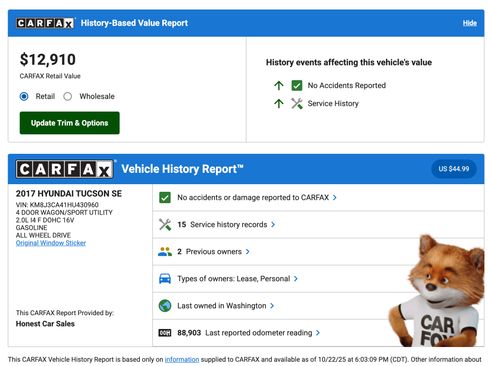 Used 2017 Hyundai Tucson SE image 18