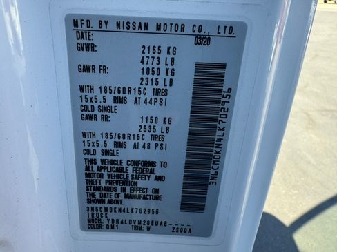 Used 2020 Nissan NV200 S FWD image 22