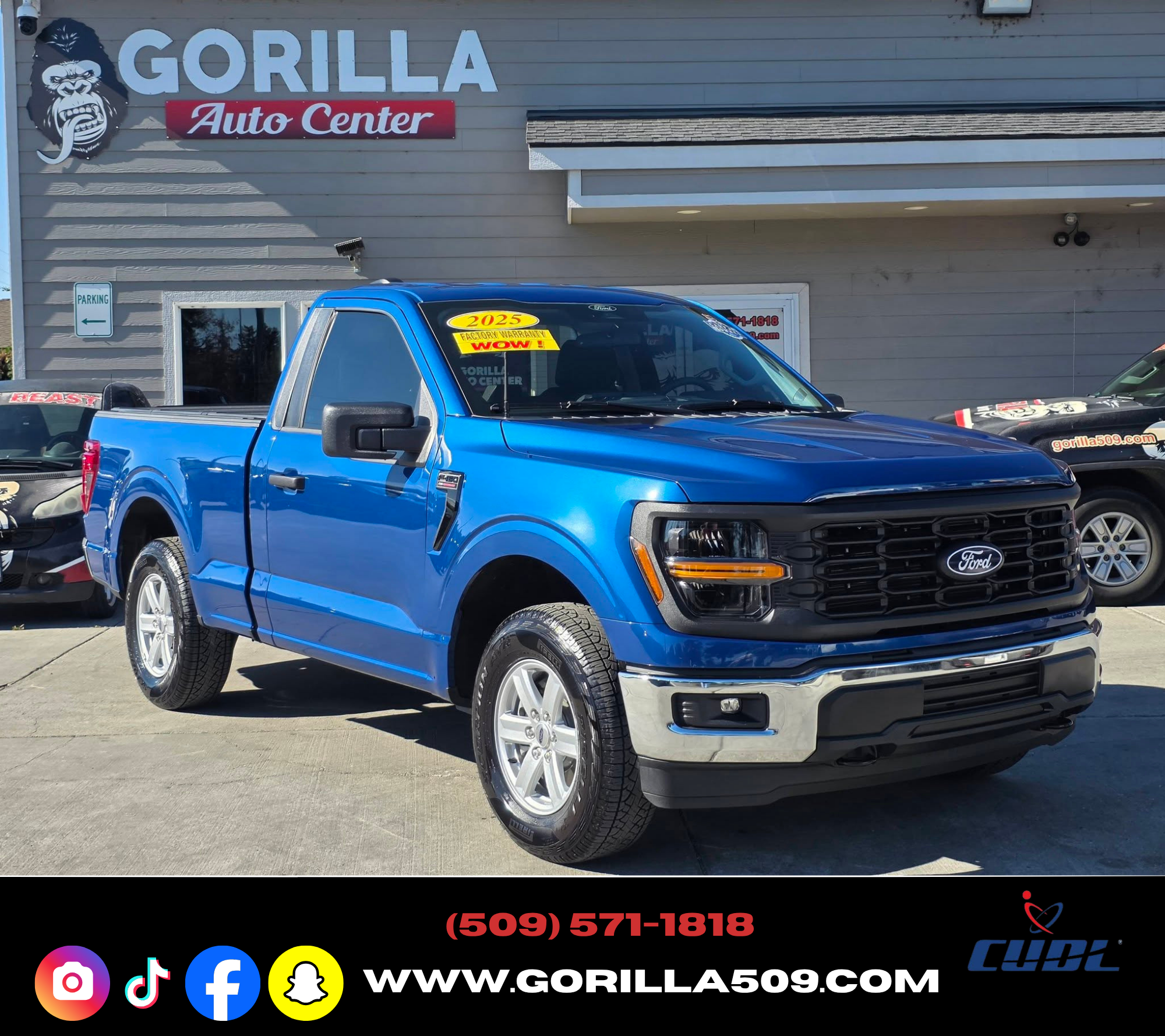 Used 2025 Ford F150 4x4 Regular Cab XL image 1
