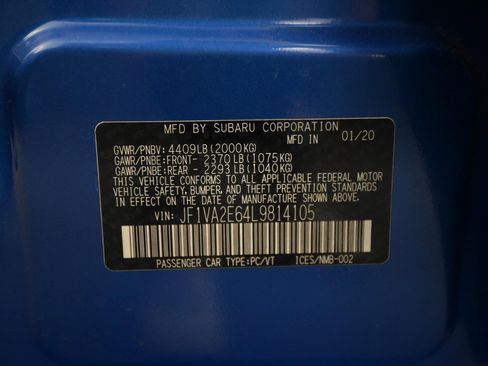 Used 2020 Subaru WRX STI image 28