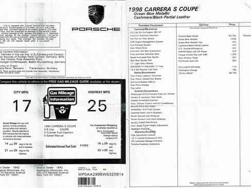 Used 1998 Porsche 911 Carrera S image 77