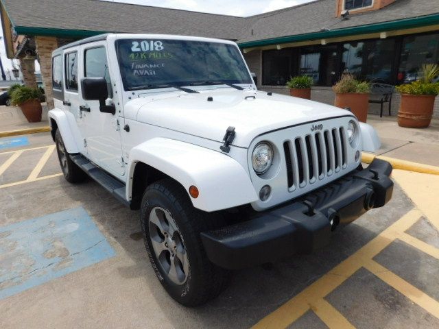 Used 2018 Jeep Wrangler JK 4WD Unlimited Sahara image 1
